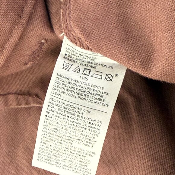 Old Navy Barrel Leg Jeans Womens 20 Plus Pink Relaxed Stretch Boho Chic Preppy - Picture 11 of 16